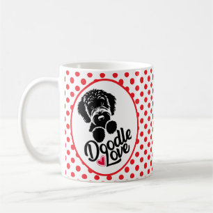 Doodle Hund Kärlek Kaffemugg