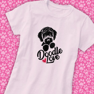 Doodle Hund Kärlek T Shirt