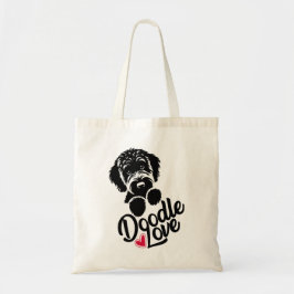 Doodle Hund Kärlek Tygkasse