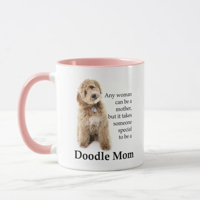 Doodle Hund Mamma Mugg (Vänster)