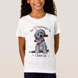 Doodle Hund mitt hjärta Tillhör T-Shirt