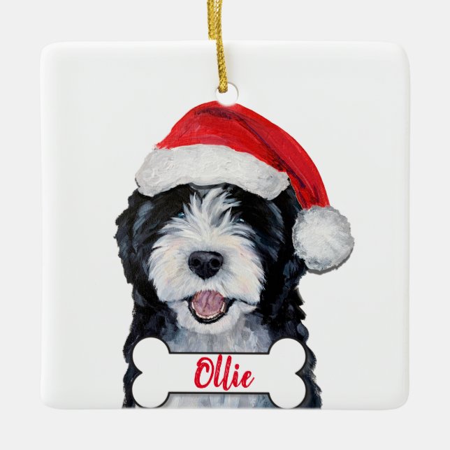 Doodle Hund Ornament (Framsida)