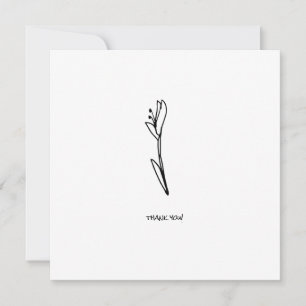 Doodle Illustrations Bröllop i Black and White Kort