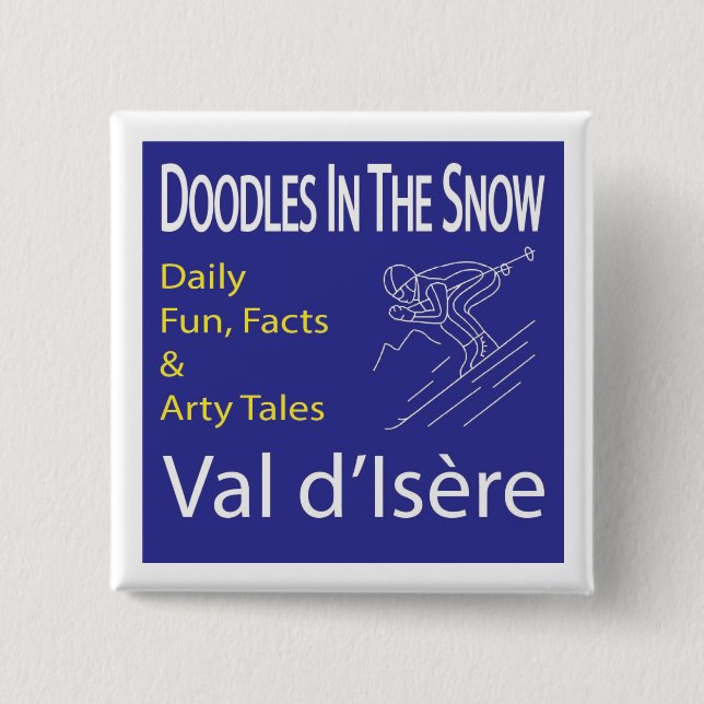 "Doodle in the Snow" button (badge) Knapp (Framsida)