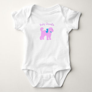 Doodle Kärlek Flicka Nursery Bedroom T Shirt