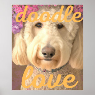 Doodle kärlek hund poster
