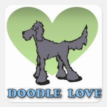 Doodle Kärlek Sticker