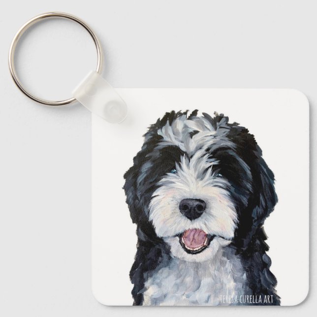 Doodle Keychain, allt du behöver är kärlek och en  Nyckelring (Framsida)