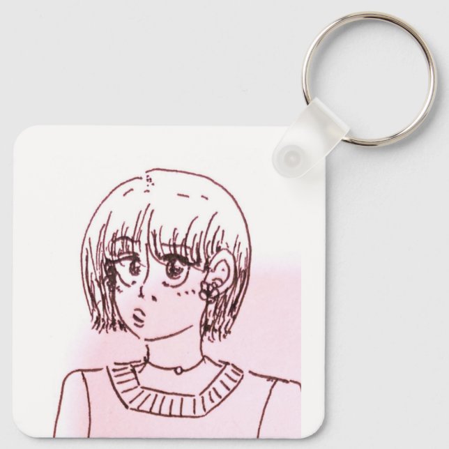Doodle Keychain Nyckelring (Baksida)