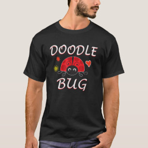 Doodle Kryp Funny Doodle Ladybug T Shirt