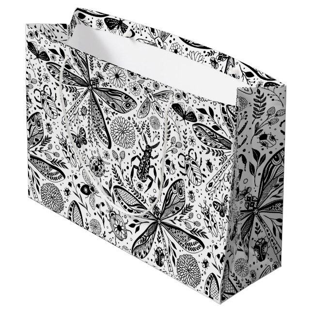 Doodle kryp på mörk blått (Baksidan Vinklad)