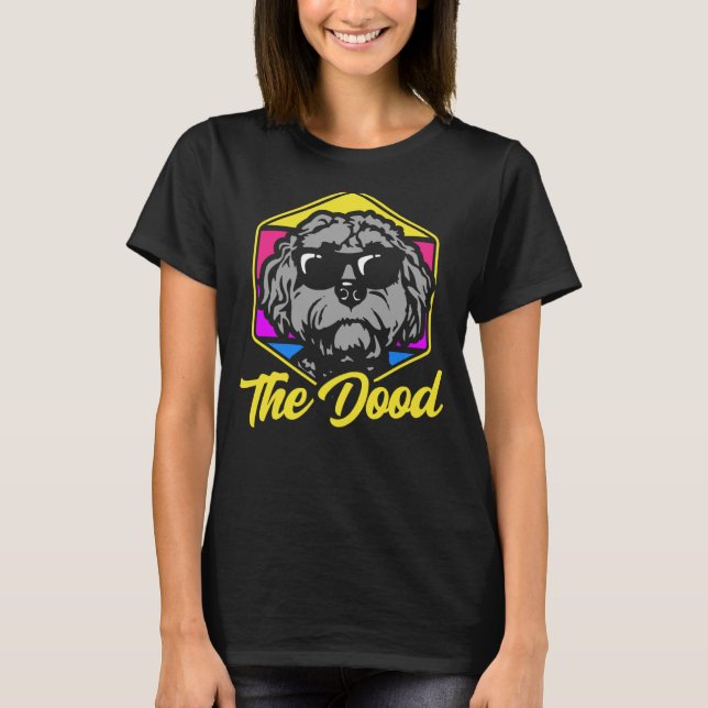 Doodle Labradoodle Goldendoodle 26 T Shirt (Framsida)