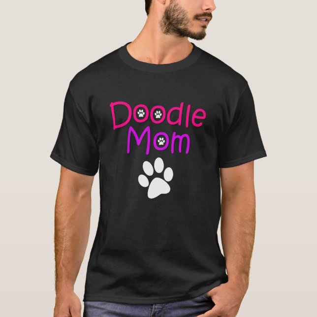 Doodle Mamma Aussiedoodle Sheepadoodle Bernedoodle T Shirt (Framsida)