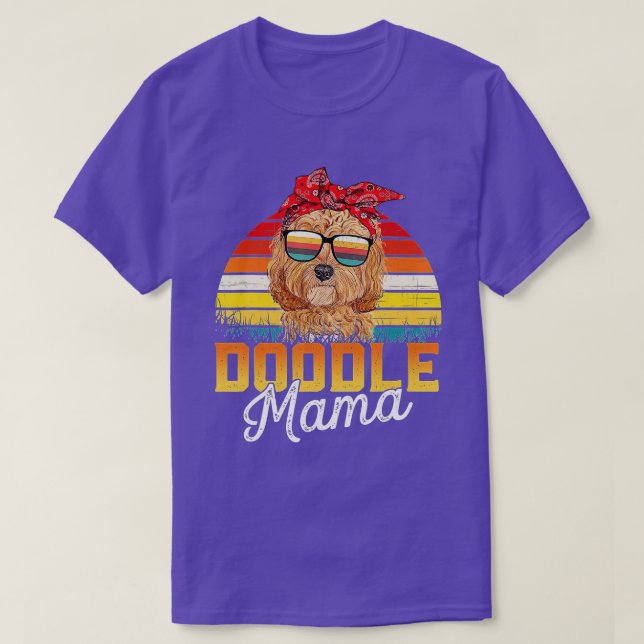 Doodle Mamma Best Goldendoodle Mamma ExMor Da T Shirt (Design framsida)