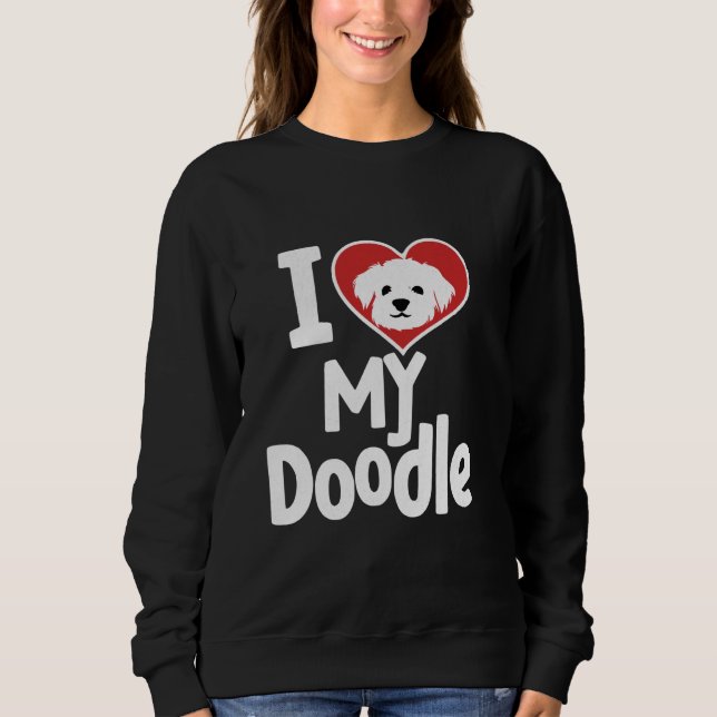 Doodle Mamma Doodle Pappa Kärlek My Doodle T Shirt (Framsida)