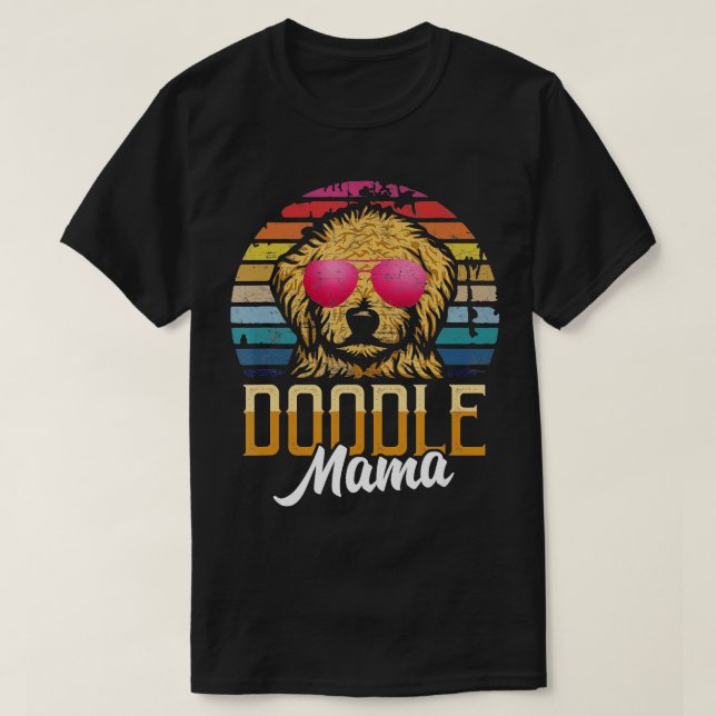 Doodle Mamma Gift Goldendoodle Mamma Goldendoodle  T Shirt (Design framsida)