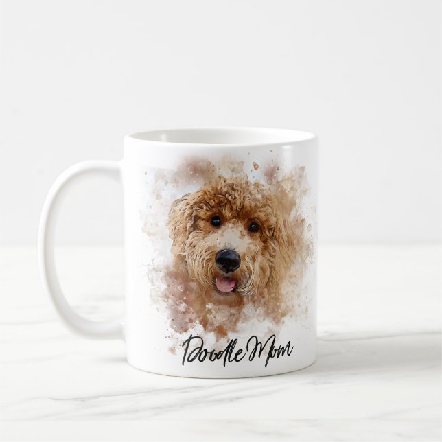 Doodle Mamma Golden Doodle Kaffemugg (Vänster)