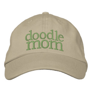 "Doodle MAMMA" Hundälskare Broderad Basebollmössa Keps