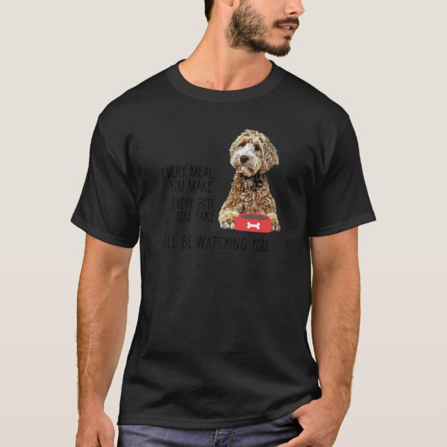 Doodle Mamma varje måltid du gör Doodle Hund Mamma T Shirt (Framsida)