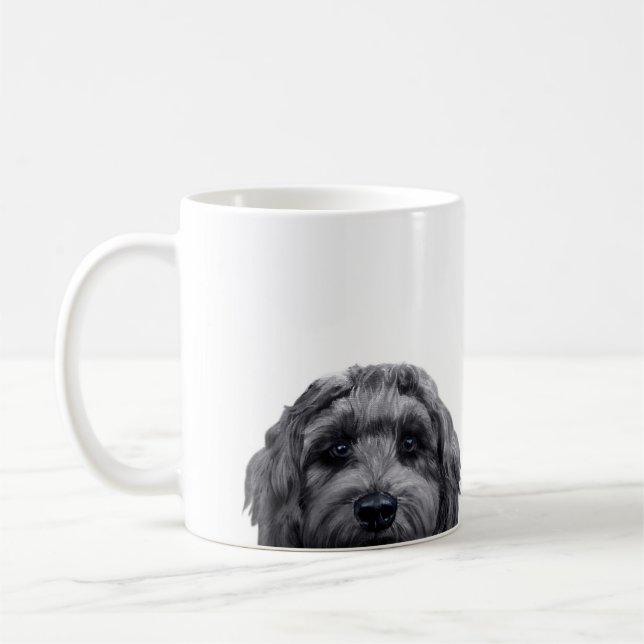 Doodle mix Black by miart Kaffemugg (Vänster)
