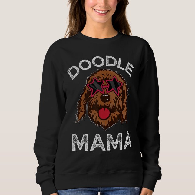 Doodle Mom Labradoodle Dog  For Mother s Day T Shirt (Framsida)