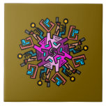 Doodle mönster 5 kakelplatta<br><div class="desc">Doodle mönster 5</div>