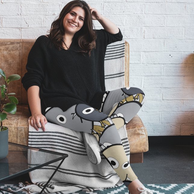 Doodle Monsters Leggings (Skapare uppladdad)