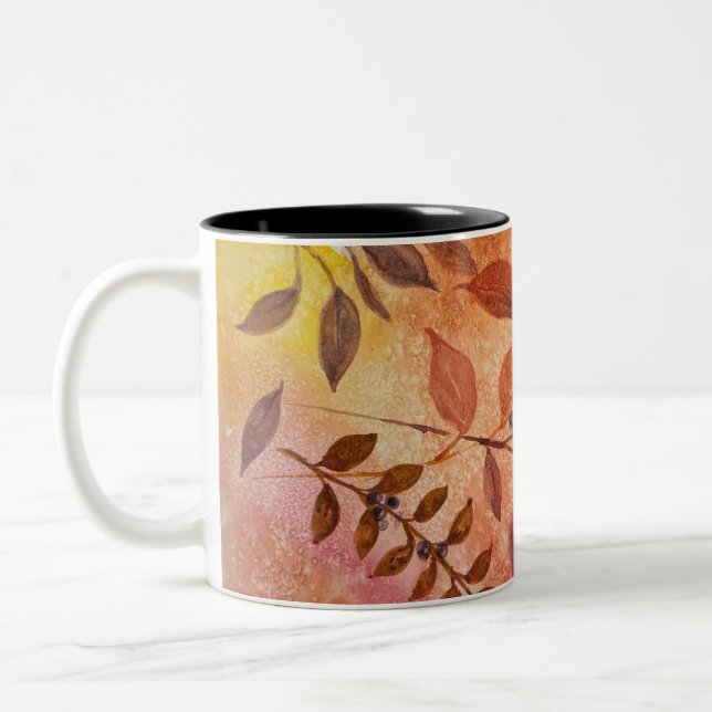 Doodle-mugg av Jill  Två-Tonad Mugg (Vänster)