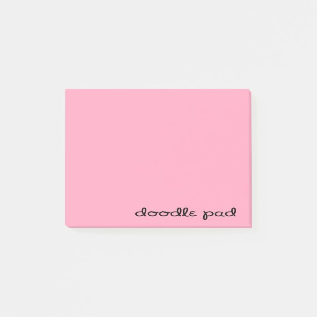 Doodle Pad Rosa Post-it Block (Framsida)