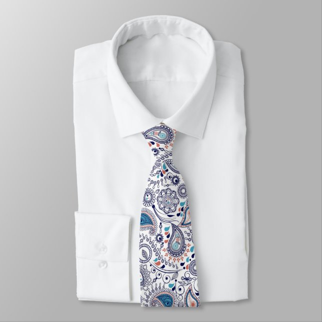 Doodle Paisley Mönster Slips (Bunden)