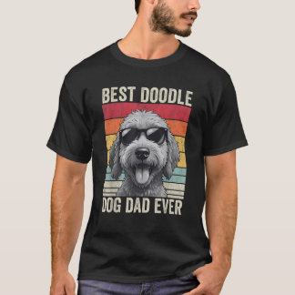 Doodle Pappa Best Doodle Hund Pappa und Doodle Pap T Shirt