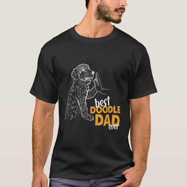 Doodle Pappa Doodle Pappa Doodle pappa Best Doodle T Shirt (Framsida)
