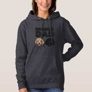 Doodle Pappa Vintage Hund Pappa Tröja Design_1