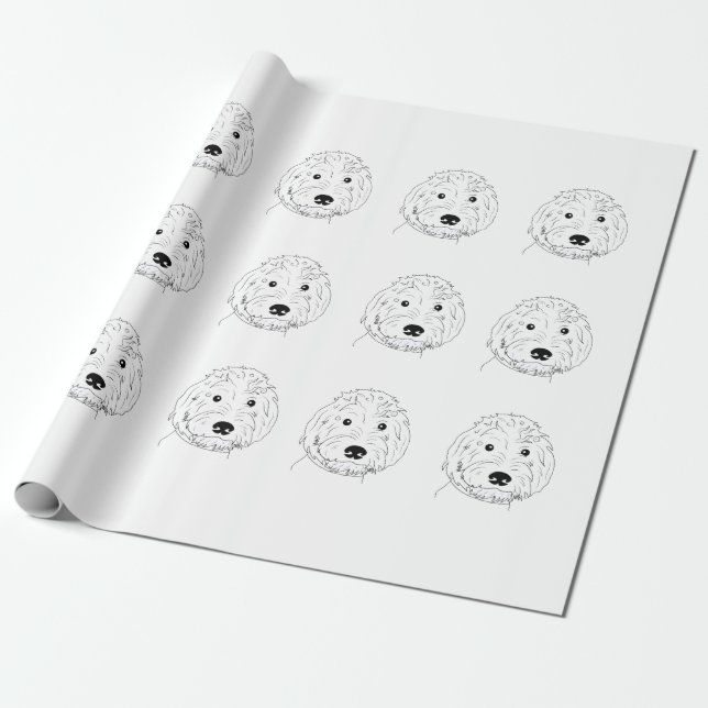 Doodle Presentpapper (Utrullad)