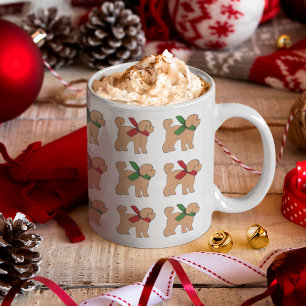 Doodle Puppy Hund Helgdag jul Kaffemugg