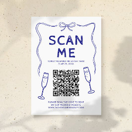 Doodle QR-kod Bröllop Tilläggskort