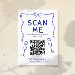 Doodle QR-kod Bröllop Tilläggskort