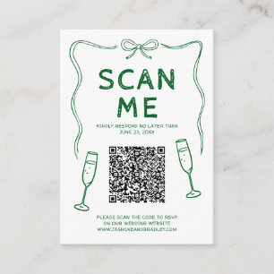 Doodle QR-kod Bröllop Tilläggskort
