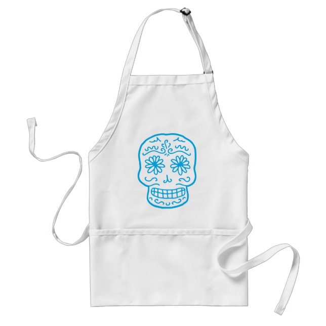 Doodle Skull Förkläde (Framsidan)