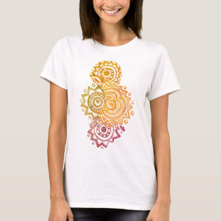 Doodle sol i orange t shirt