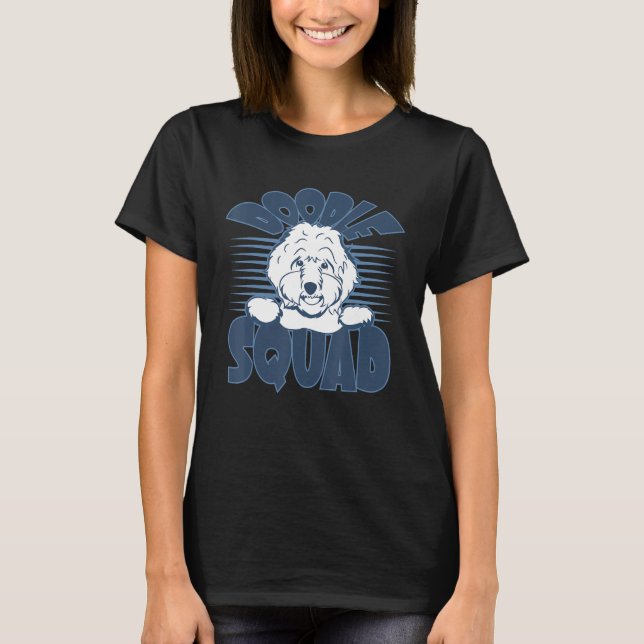 Doodle Squad Cute Pet Dog Goldendoodles T Shirt (Framsida)