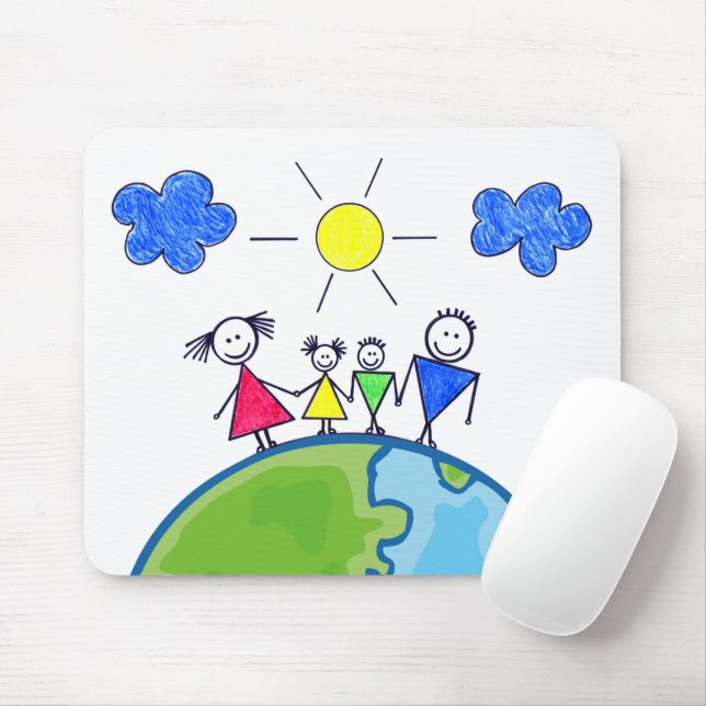 Doodle Stick Family on World Musmatta (Med mus)