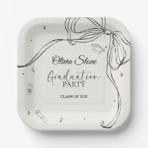 Doodle stil senior examensfest handritad