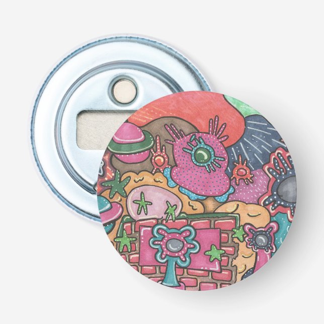 Doodle-systemet Flasköppnare (Framsidan)