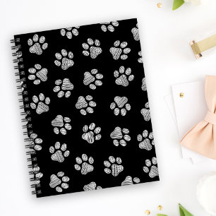 Doodle Tass, Hund Tass, Vita Tass Anteckningsbok