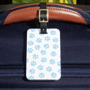 Doodle Tassar, Hund, Tassar, Baby blue Tassar Bagagebricka