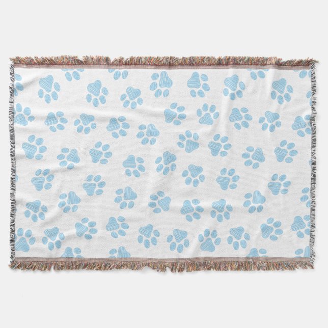 Doodle Tassar, Hund, Tassar, Baby blue Tassar Filt (Framsidan)