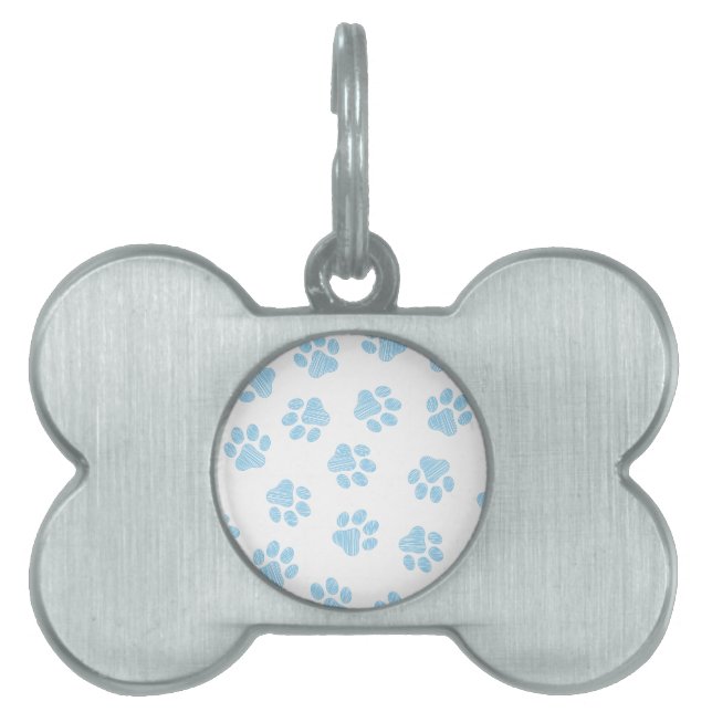 Doodle Tassar, Hund, Tassar, Baby blue Tassar ID-bricka Husdjur (Framsidan)