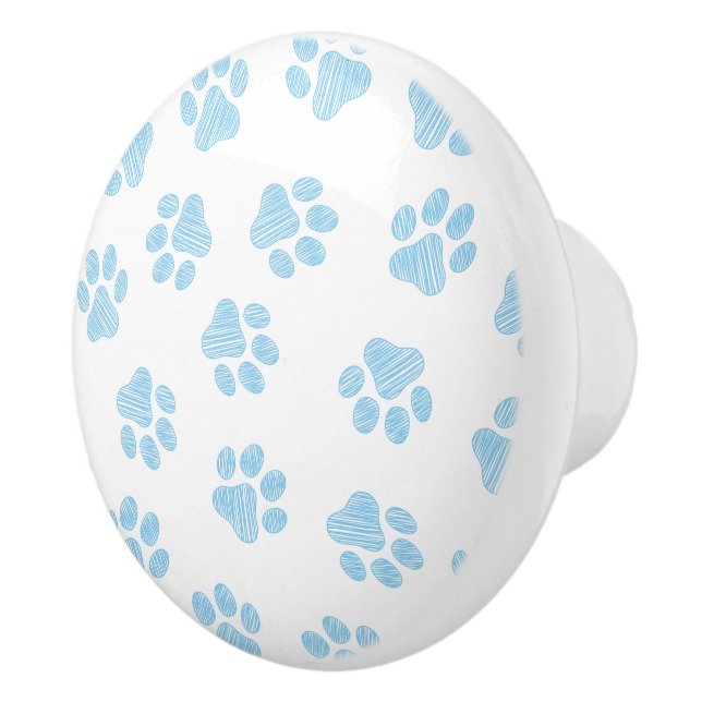 Doodle Tassar, Hund, Tassar, Baby blue Tassar Knopp (Höger)