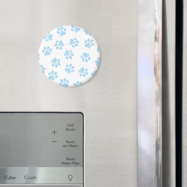 Doodle Tassar, Hund, Tassar, Baby blue Tassar Magnet (In Situ (Fridge))